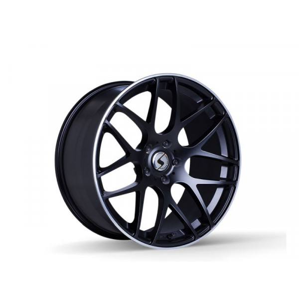 Диск литой Schmidt Gambit SatinBlack Hornpoliert Felge 9,5x22 - 22 Zoll 5x112 Lochkreis