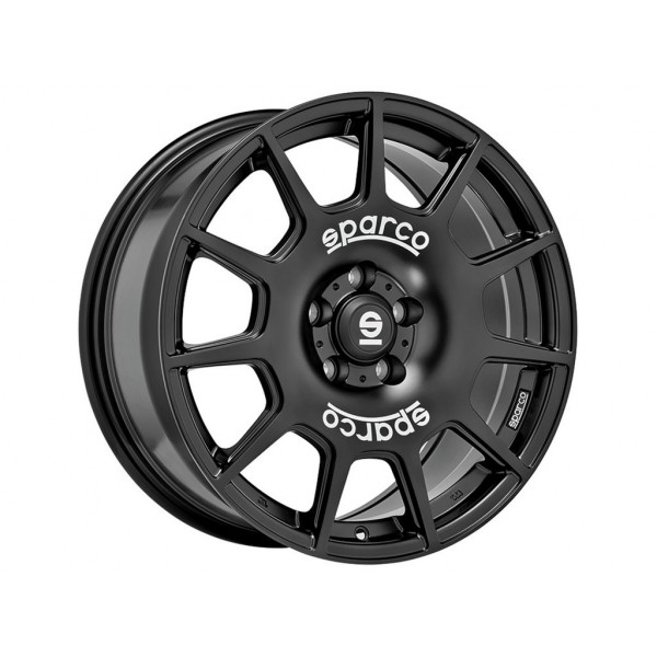 Диск литой Sparco SPARCO TERRA MATT BLACK + WHITE LETTERING Felge 8x18 - 18 Zoll 5x100 Lochkreis