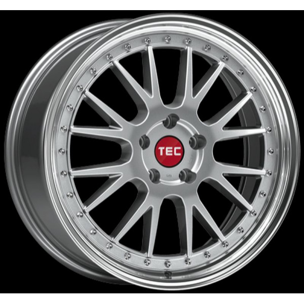 Диск литой TEC GT EVO Hyper-Silber-Hornpoliert Felge 10x20 - 20 Zoll 5x112 Lochkreis