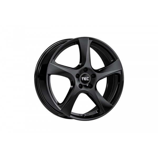 Диск литой TEC AS5 Schwarz-Glanz  Felge 7,5x18 - 18 Zoll 5x120 Lochkreis