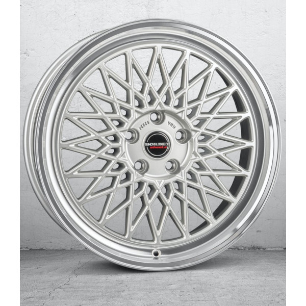 Диск литой Borbet B silver rim polished Felge 8,5x19 Zoll 5x112 Lochkreis