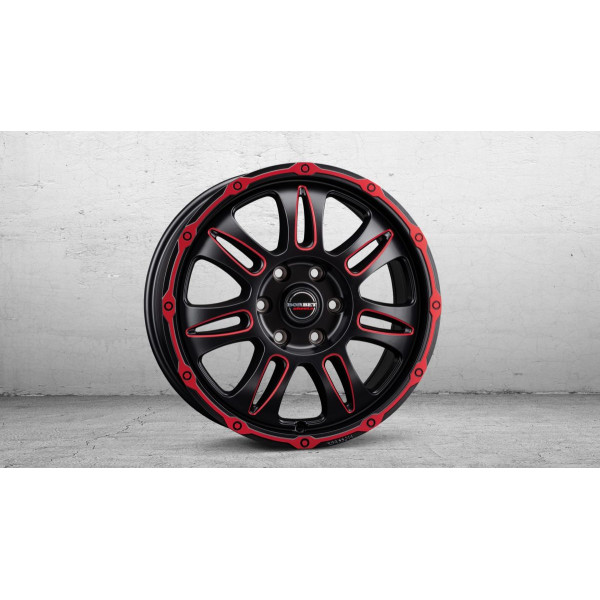 Диск литой Borbet CW8 red rim window polished matt Felge 8x18 Zoll 5x118 Lochkreis
