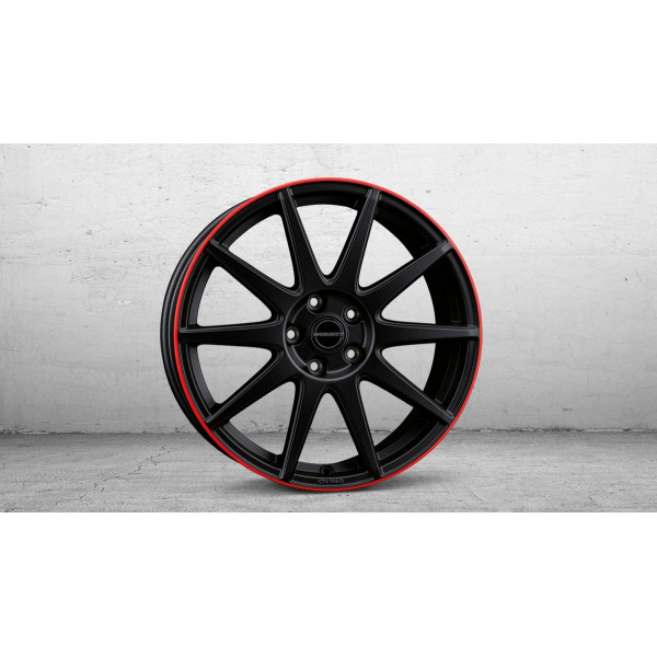 Диск литой Borbet GTX black matt rim red Felge 8x19 Zoll 5x114.3 Lochkreis