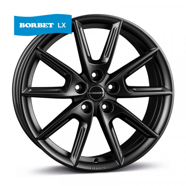 Диск литой Borbet LX19 black matt Felge 8x19 Zoll 5x112 Lochkreis