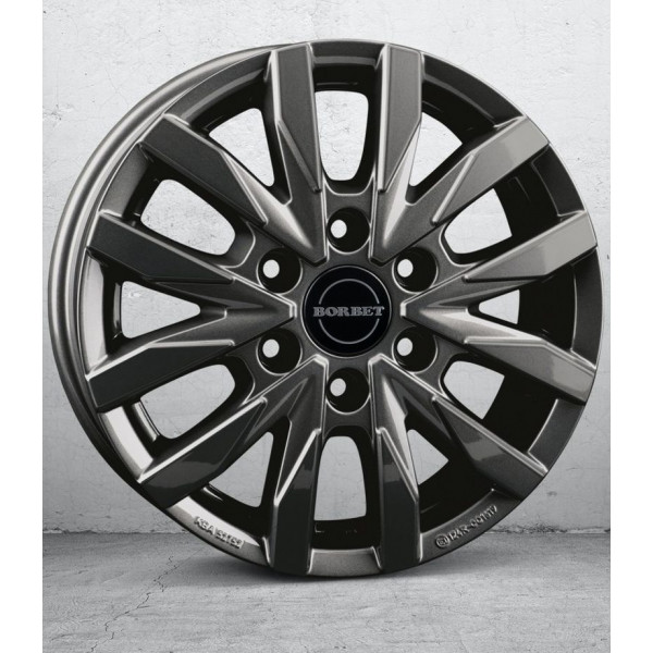 Диск литой Borbet CW6 mistral anthracite glossy Felge 7,5x18 Zoll 6x130 Lochkreis