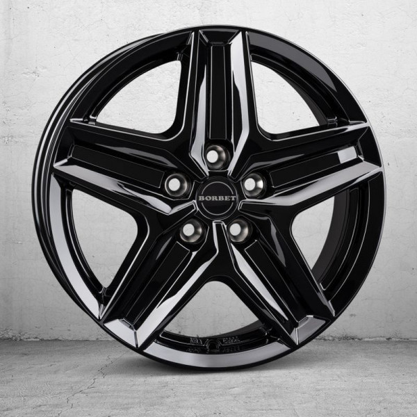 Диск литой Borbet CWZ black glossy Felge 7,5x18 Zoll 5x112 Lochkreis