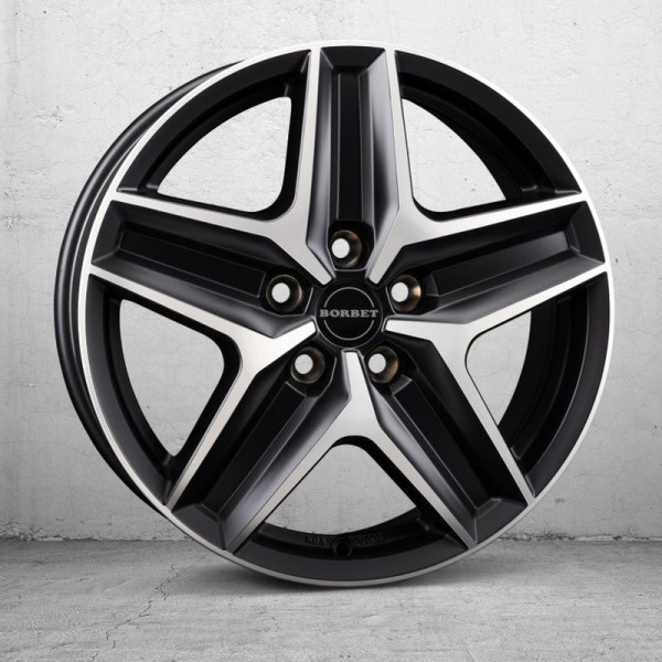 Диск литой Borbet CWZ black polished matt Felge 7,5x18 Zoll 5x112 Lochkreis