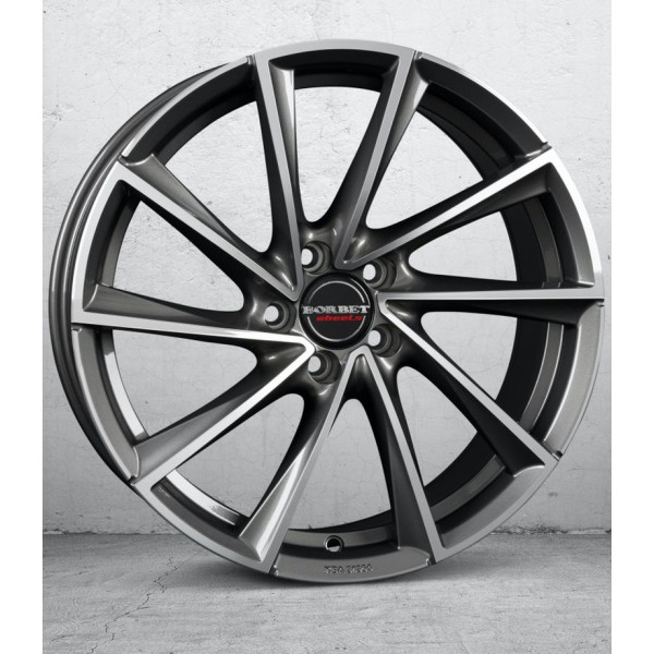 Диск литой Borbet VTX graphite polished Felge 7,5x19 Zoll 5x112 Lochkreis