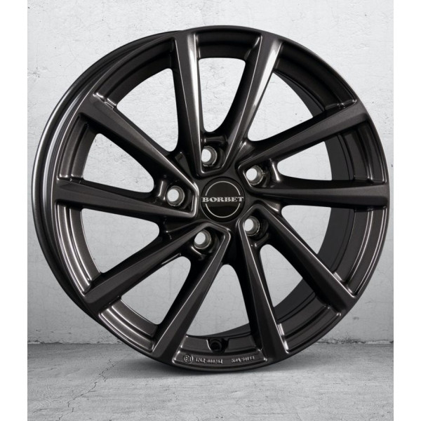 Диск литой Borbet V mistral anthracite glossy Felge 7x19 Zoll 5x112 Lochkreis