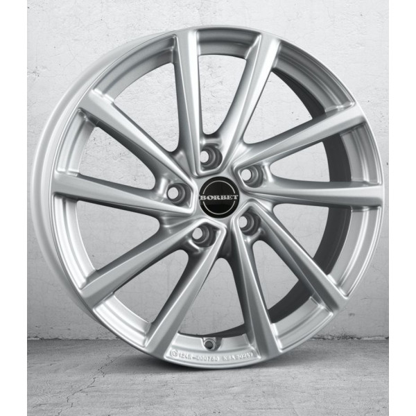 Диск литой Borbet V crystal silver Felge 7x19 Zoll 5x112 Lochkreis