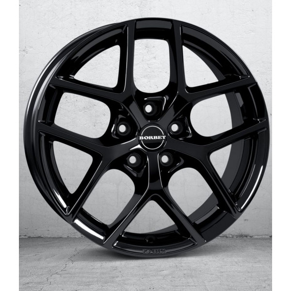 Диск литой Borbet Y black glossy Felge 8x18 Zoll 5x108 Lochkreis