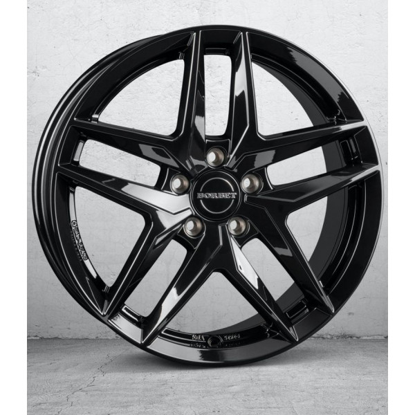 Диск литой Borbet Z black glossy Felge 7,5x18 Zoll 5x112 Lochkreis