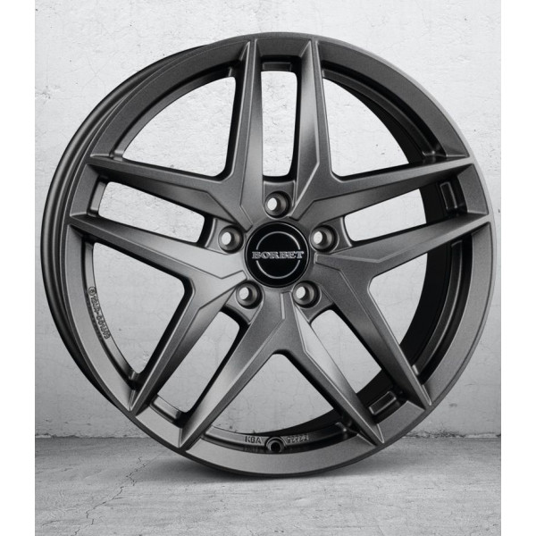 Диск литой Borbet Z dark grey matt Felge 7,5x18 Zoll 5x112 Lochkreis
