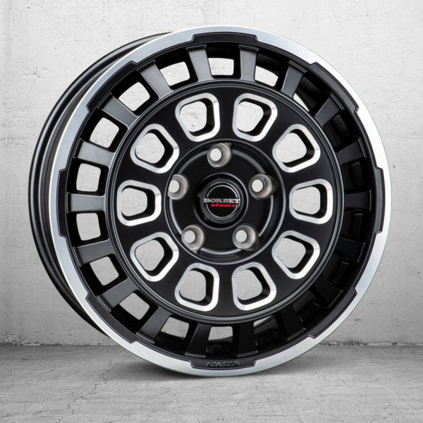 Диск литой Borbet CW7 black rim window polished matt Felge 7,5x18 Zoll 5x118 Lochkreis