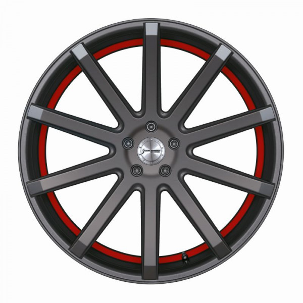 Диск литой CORSPEED DEVILLE Gunmetal/ undercut Color Trim rot 9x20 5x108 Lochkreis