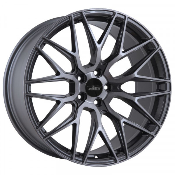 Диск литой ELEGANCE WHEELS E 3 FF Deep Concave Titanium brushed Felge 9,5x19 - 5x112 Lochkreis