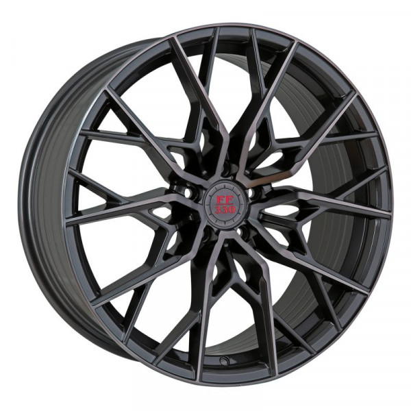 Диск литой ELEGANCE WHEELS FF 330 Concave Glossy Gunmetal polish Felge 8,5x20 - 5x112 Lochkreis