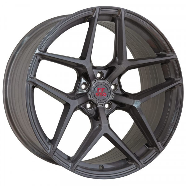 Диск литой ELEGANCE WHEELS FF 550 Deep Concave Liquid Brushed Metal Felge 10x20 - 5x114,3 Lochkreis