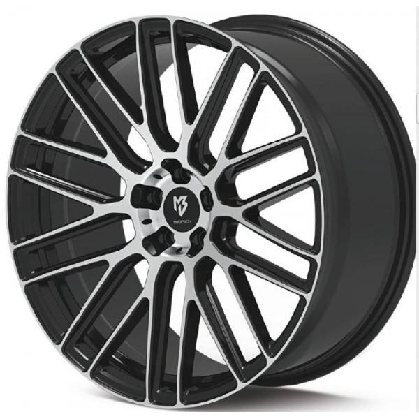 Диск литой MB Design KV4 Glanzschwarz poliert Felge 10x22 - 22 Zoll 5x108 Lochkreis
