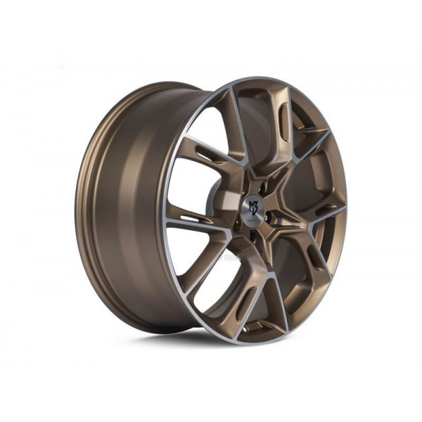 Диск литой MB Design KX1 Bronze hell matt poliert Felge 8,5x20 - 20 Zoll 5x108 Lochkreis