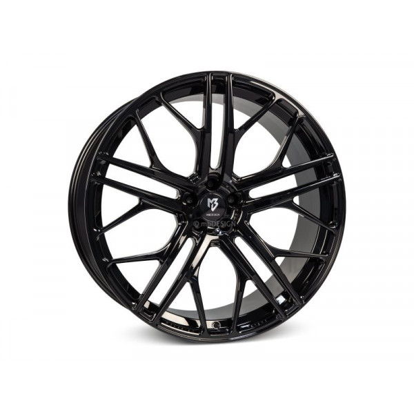 Диск литой MB Design SF1 Forged Glanzschwarz Felge 10x24 - 24 Zoll 5x108 Lochkreis