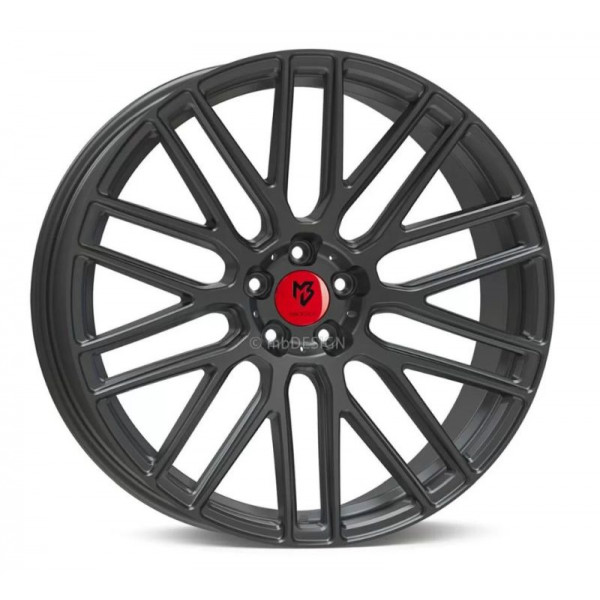 Диск литой MB Design KV4 matt grau Felge 10x22 - 22 Zoll 5x108 Lochkreis