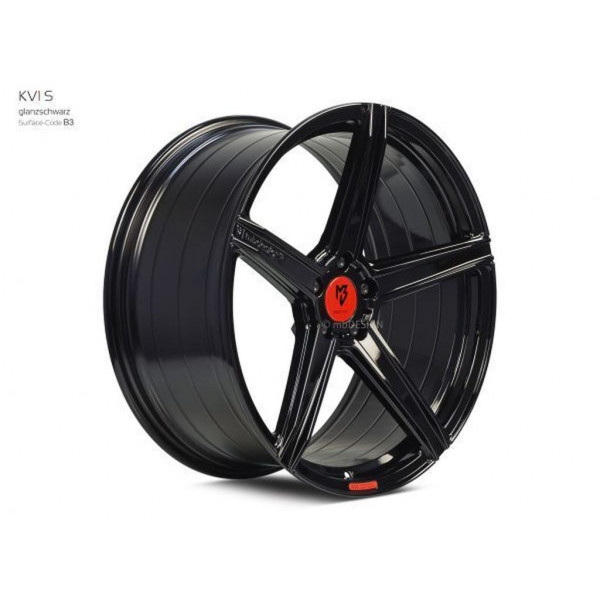 Диск литой MB Design KV1S DC Glanzschwarz Felge 10,5x21 - 21 Zoll 5x108 Lochkreis