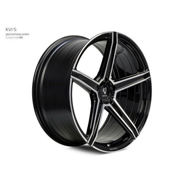 Диск литой MB Design KV1S DC Glanzschwarz poliert Felge 10,5x21 - 21 Zoll 5x108 Lochkreis