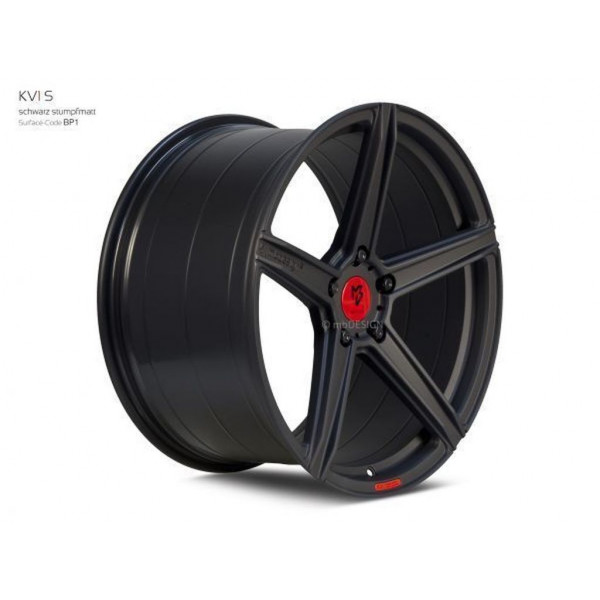 Диск литой MB Design KV1S DC Schwarz stumpfmatt Felge 10,5x21 - 21 Zoll 5x108 Lochkreis