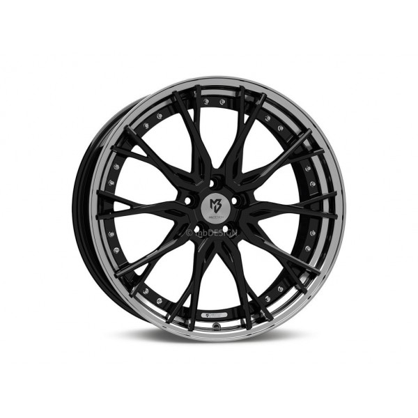 Диск литой MB Design KV3.2 DC Glanzschwarz/Glanzschwarz poliert Felge 10,5x21 - 21 Zoll 5x110 Lochkreis