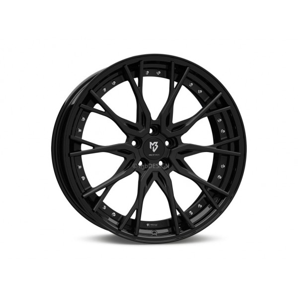 Диск литой MB Design KV3.2 DC Schwarz stumpfmatt/Glanzschwarz Felge 10,5x21 - 21 Zoll 5x110 Lochkreis