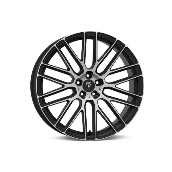 Диск литой MB Design KV4 Mattschwarz poliert Felge 10x22 - 22 Zoll 5x108 Lochkreis