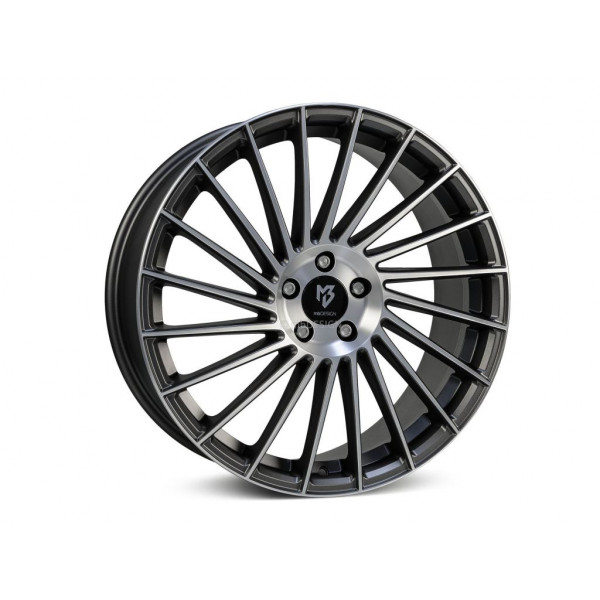 Диск литой MB Design VR3 Mattgrau poliert Felge 8,5x19 - 19 Zoll 5x108 Lochkreis