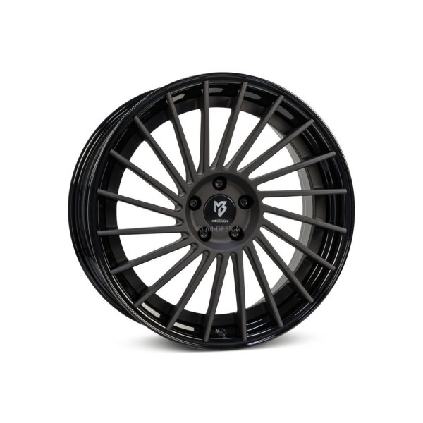 Диск литой MB Design VR3.2 DC Schwarz stumpfmatt/Glanzschwarz Felge 10,5x20 - 20 Zoll 5x112 Lochkreis