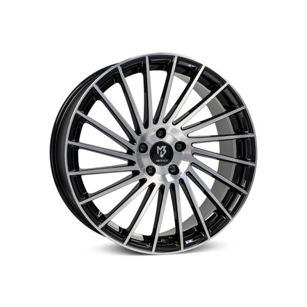 Диск литой MB Design VR3 Rauchschwarz glänzend poliert Felge 8,5x19 - 19 Zoll 5x108 Lochkreis