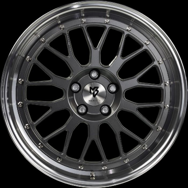 Диск литой MB Design LV1 Glanzgrau poliert Felge 8.5x19 - 19 Zoll 5x110 Lochkreis