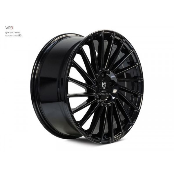 Диск литой MB Design VR3 Glanzschwarz Felge 7,5x18 - 18 Zoll 4x108 Lochkreis