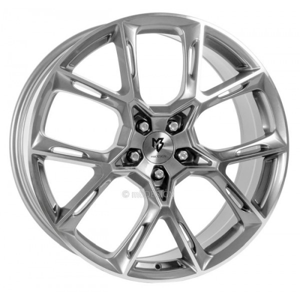 Диск литой MB Design KX1 Silber Felge 8.5x20 - 20 Zoll 5x108 Lochkreis