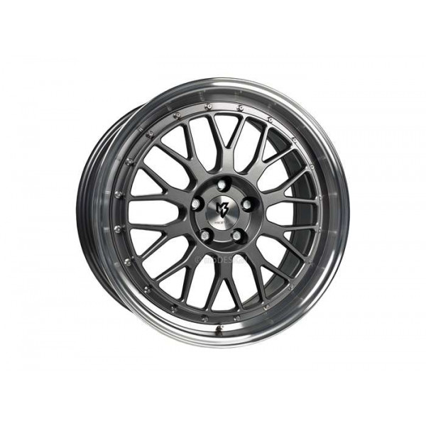 Диск литой MB Design LV1 Glanzgrau poliert Felge 7,5x18 - 18 Zoll 4x100 Lochkreis