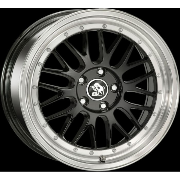 Диск литой ULTRA UA3 BLACK / LIP POLISHED Felge 8,5Jx18 - 18 Zoll 5x112 Lochkreis