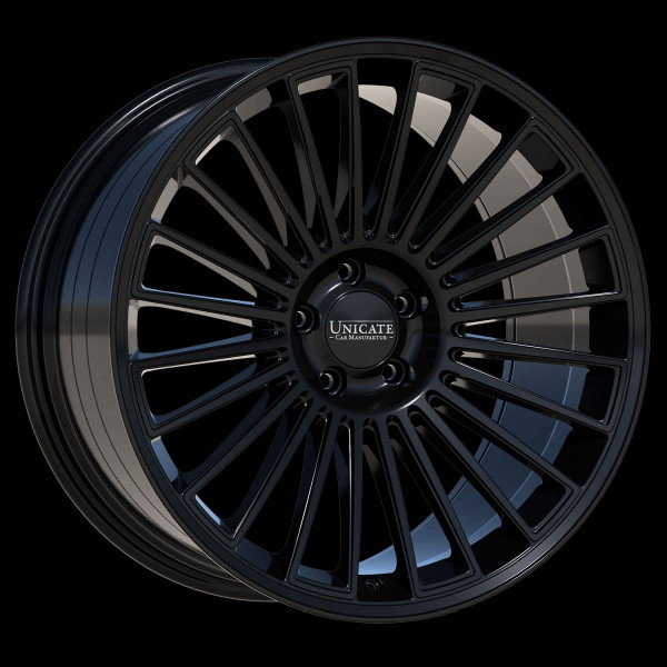 Диск литой Unicate WHEELS MULTISPOKE24 Deep Concave Highgloss Black Felge 10,5x20 - 20 Zoll 5x112 Lochkreis